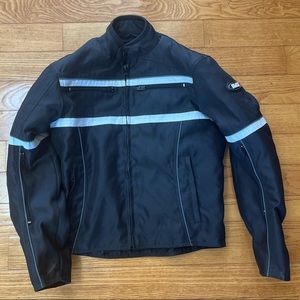 Women’s Small Bilt black motorcycle jacket - S - Vespa - Scooter